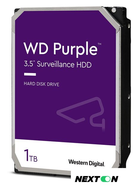 Жесткий диск WD Purple 1TB WD11PURZ - Изображение №1 — Интернет-магазин Nexton