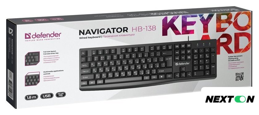Клавиатура Defender Navigator HB-138 - Изображение №5 — Интернет-магазин Nexton