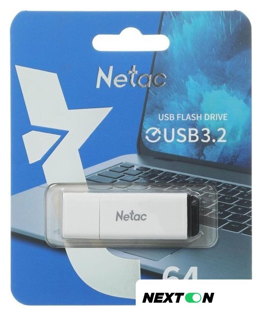 USB Flash Netac U185 USB3.2 64GB NT03U185N-064G-32WH - Изображение №5 — Интернет-магазин Nexton