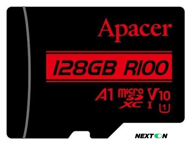 Карта памяти Apacer microSDXC AP128GMCSX10UB-R 128GB (с адаптером) - Изображение №2 — Интернет-магазин Nexton