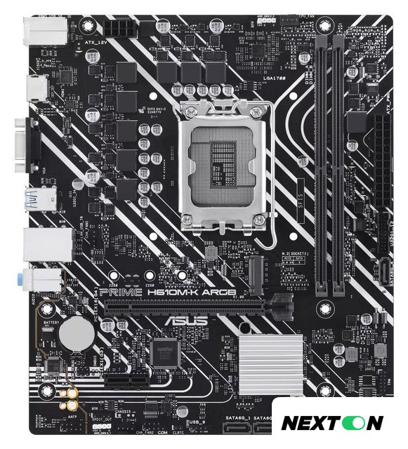Материнская плата ASUS Prime H610M-K ARGB - Изображение №1 — Интернет-магазин Nexton