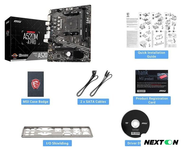 Материнская плата MSI A520M-A PRO - Изображение №6 — Интернет-магазин Nexton