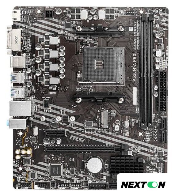 Материнская плата MSI A520M-A PRO - Изображение №1 — Интернет-магазин Nexton