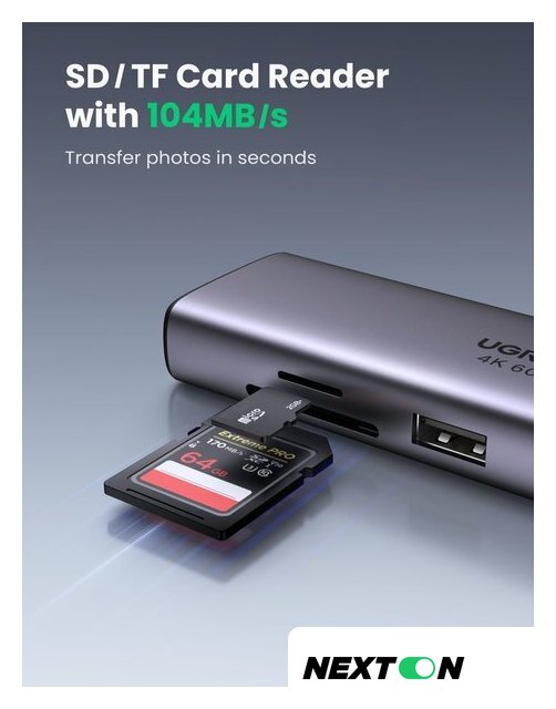 Док-станция Ugreen CM512 60515 - Изображение №5 — Интернет-магазин Nexton