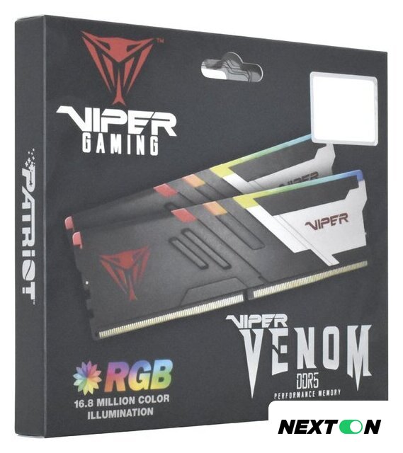 Оперативная память Patriot Viper Venom RGB 2x32ГБ DDR5 6000 МГц PVVR564G600C30K - Изображение №6 — Интернет-магазин Nexton