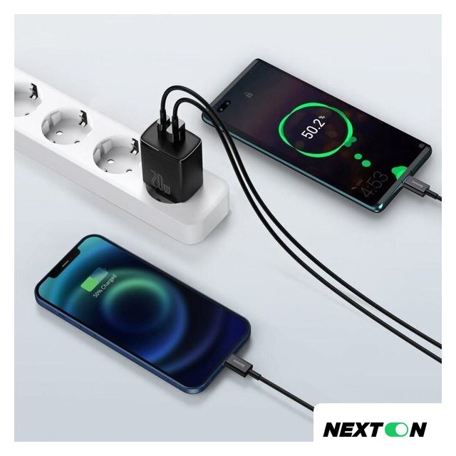 Сетевое зарядное Baseus CCXJ-B01 - Изображение №7 — Интернет-магазин Nexton