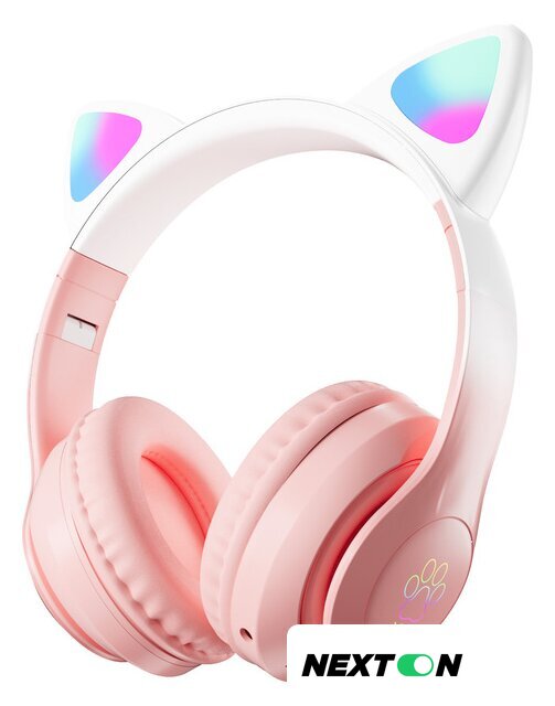 Наушники Miru Cat EP-W10 (розовый) - Изображение №1 — Интернет-магазин Nexton