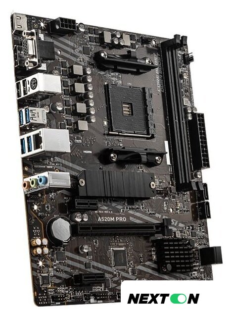 Материнская плата MSI A520M Pro - Изображение №2 — Интернет-магазин Nexton