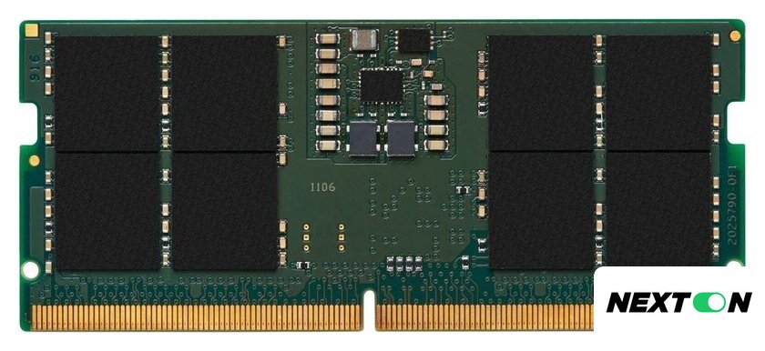 Оперативная память Kingston 16ГБ DDR5 SODIMM 6400 МГц KVR64V52BS8-16 - Изображение №1 — Интернет-магазин Nexton