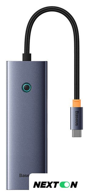 USB-хаб Baseus Flite Series 4-Port USB-C Hub B0005280A813-03 - Изображение №1 — Интернет-магазин Nexton