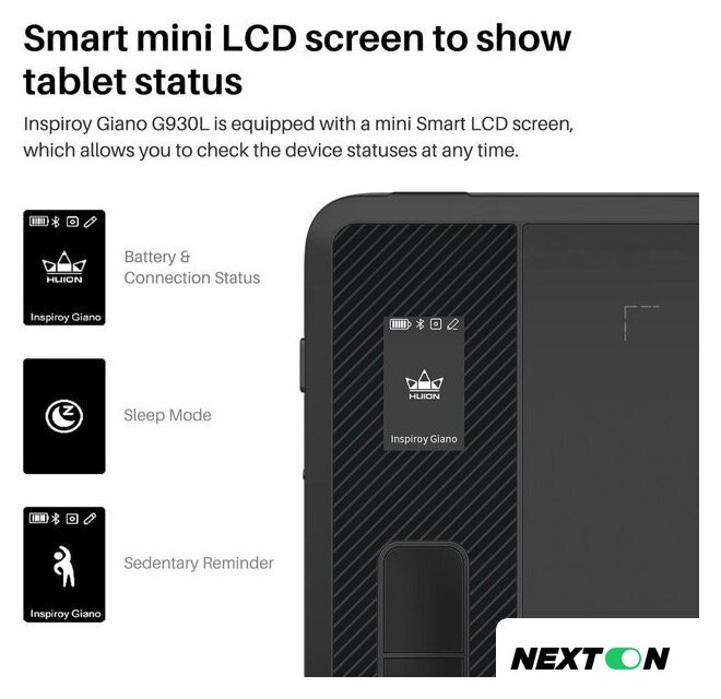 Графический планшет Huion Inspiroy Giano G930L - Изображение №2 — Интернет-магазин Nexton