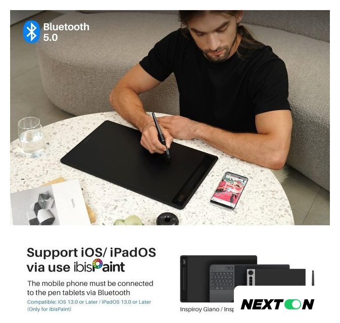 Графический планшет Huion Inspiroy Giano G930L - Изображение №4 — Интернет-магазин Nexton