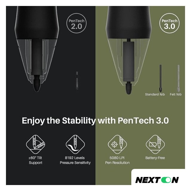 Графический планшет Huion Inspiroy Giano G930L - Изображение №8 — Интернет-магазин Nexton