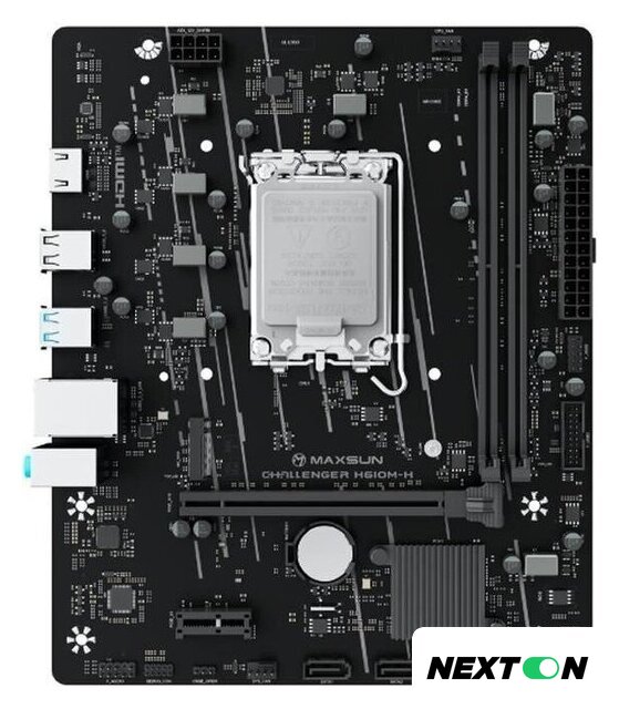 Материнская плата Maxsun Challenger H610M-H V1 - Изображение №1 — Интернет-магазин Nexton