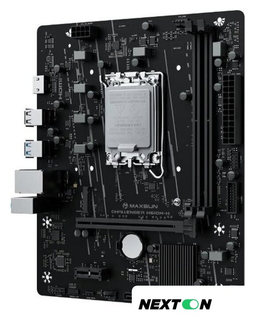 Материнская плата Maxsun Challenger H610M-H V1 - Изображение №2 — Интернет-магазин Nexton