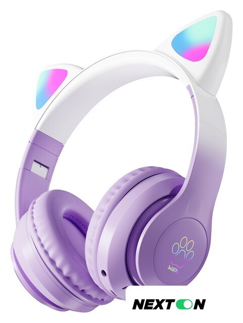 Наушники Miru Cat EP-W10 (сиреневый) - Изображение №2 — Интернет-магазин Nexton