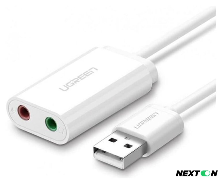 USB аудиоадаптер Ugreen US205 30143 - Изображение №1 — Интернет-магазин Nexton