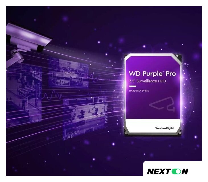Жесткий диск WD Purple Pro 10TB WD101PURP - Изображение №3 — Интернет-магазин Nexton