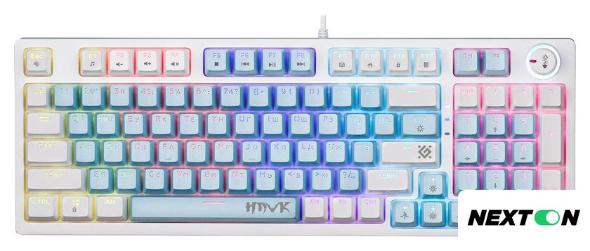 Клавиатура Defender Hawk GK-418 (белый, Outemu Brown) - Изображение №1 — Интернет-магазин Nexton