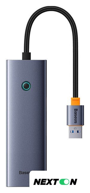 USB-хаб Baseus Flite Series 4-Port USB-A Hub B0005280A813-01 - Изображение №1 — Интернет-магазин Nexton