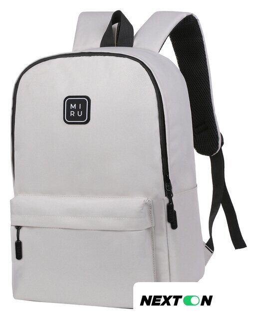 Городской рюкзак Miru City Extra Backpack 15.6 (светло-серый) - Изображение №1 — Интернет-магазин Nexton