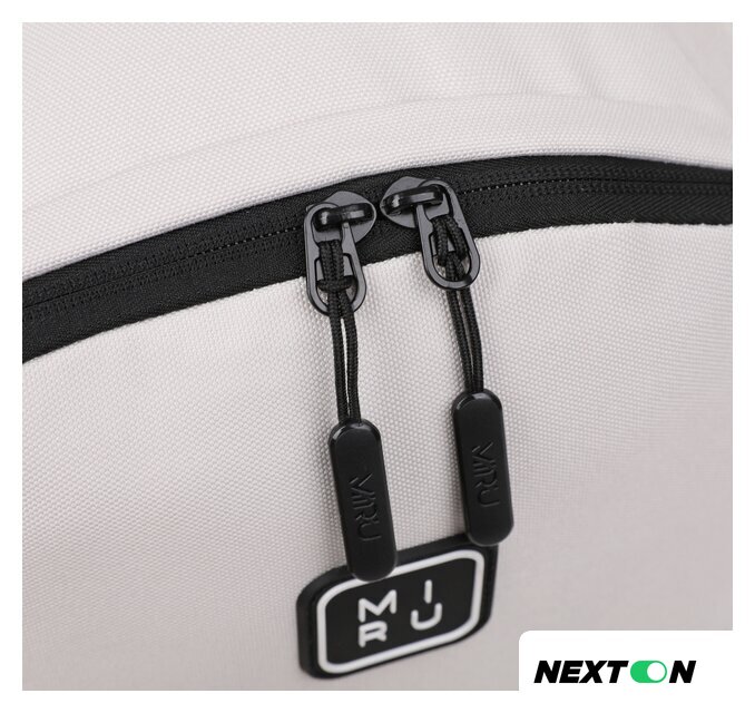 Городской рюкзак Miru City Extra Backpack 15.6 (светло-серый) - Изображение №3 — Интернет-магазин Nexton