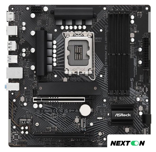 Материнская плата ASRock B760M PG Lightning - Изображение №2 — Интернет-магазин Nexton