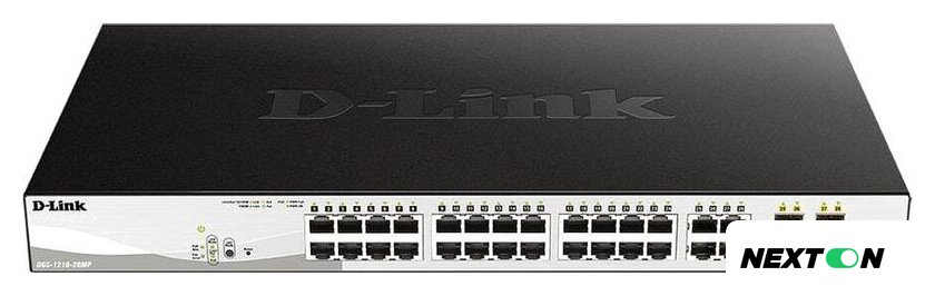 Настраиваемый коммутатор D-Link DGS-1210-28MP/F3A - Изображение №2 — Интернет-магазин Nexton