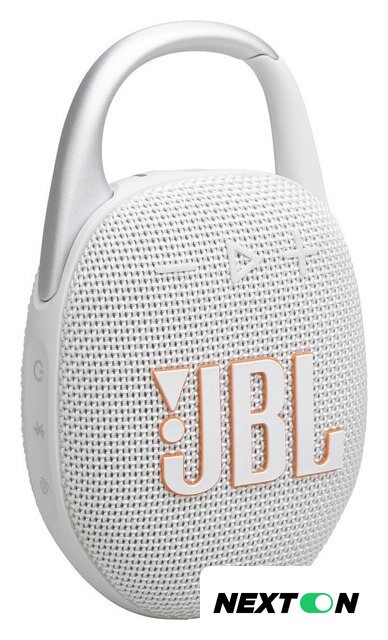 Беспроводная колонка JBL Clip 5 (белый) - Изображение №1 — Интернет-магазин Nexton