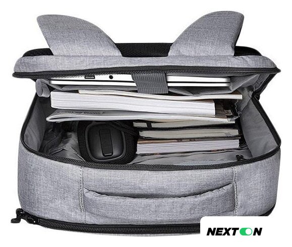 Городской рюкзак Xiaomi Commuter XDLGX-04 (светло-серый) - Изображение №6 — Интернет-магазин Nexton