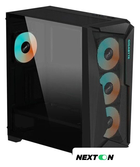 Корпус Gigabyte C301 Glass V2 (черный) - Изображение №2 — Интернет-магазин Nexton