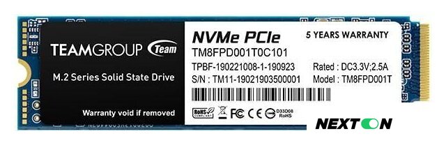 SSD Team MP33 PRO 1TB TM8FPD001T0C101 - Изображение №2 — Интернет-магазин Nexton