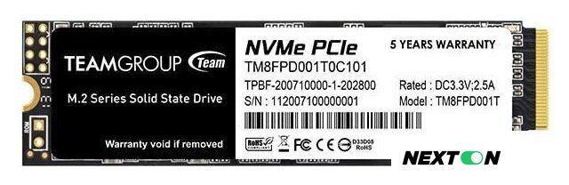 SSD Team MP33 PRO 1TB TM8FPD001T0C101 - Изображение №1 — Интернет-магазин Nexton
