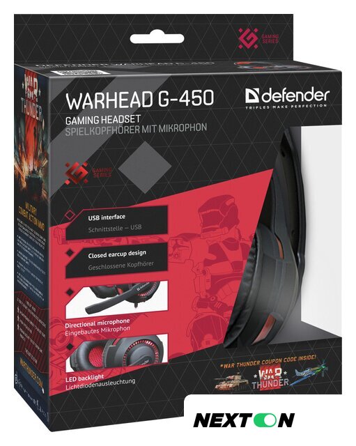 Наушники Defender Warhead G-450 [64146] - Изображение №7 — Интернет-магазин Nexton