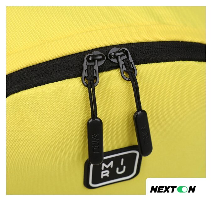 Городской рюкзак Miru City Extra Backpack 15.6 (желтый) - Изображение №3 — Интернет-магазин Nexton