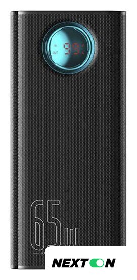 Внешний аккумулятор Baseus Amblight Digital Display Fast Charge Power Bank 65W 26800mAh (черный) - Изображение №1 — Интернет-магазин Nexton