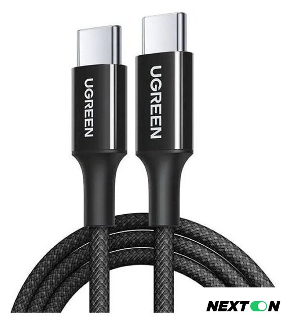 Кабель Ugreen L502 USB Type-C - USB Type-C (1 м, черный) - Изображение №1 — Интернет-магазин Nexton