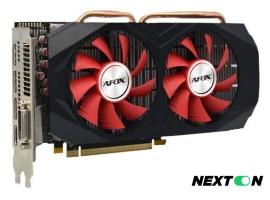 Видеокарта AFOX Radeon RX 580 8GB GDDR5 AFRX580-8192D5H3-V3 - Изображение №1 — Интернет-магазин Nexton