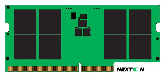 Оперативная память Kingston 32ГБ DDR5 SODIMM 5600 МГц KVR56S46BD8-32 - Изображение №1 — Интернет-магазин Nexton