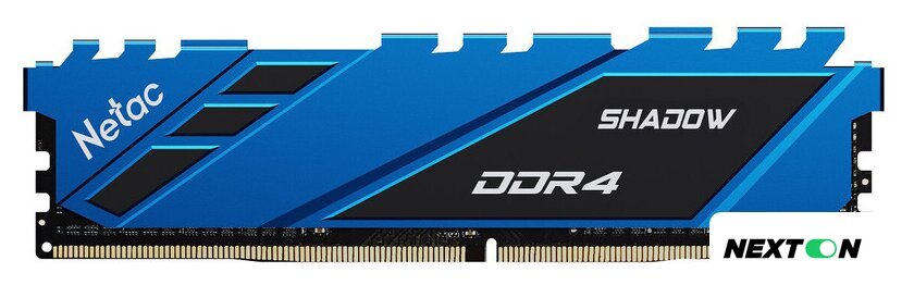 Оперативная память Netac Shadow 16ГБ DDR4 2666 МГц NTSDD4P26SP-16B - Изображение №1 — Интернет-магазин Nexton