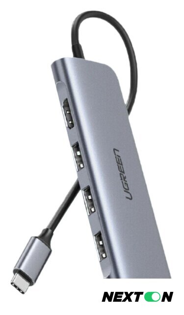 USB-хаб Ugreen CM511 20956A - Изображение №1 — Интернет-магазин Nexton