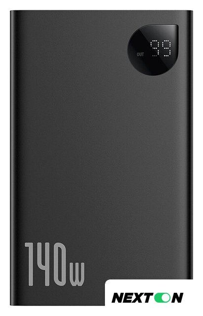 Внешний аккумулятор Baseus Adaman Digital Display Fast Charge Power Bank 140W 24000mAh (черный) - Изображение №1 — Интернет-магазин Nexton