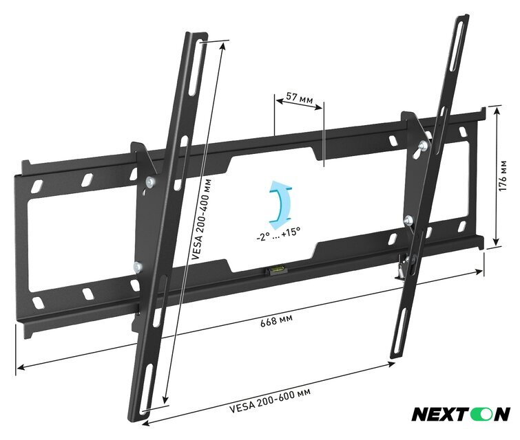 Кронштейн для телевизора Holder Basic Line LCD-T6628 - Изображение №2 — Интернет-магазин Nexton