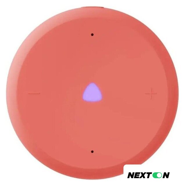 Умная колонка Яндекс Станция Лайт 2 без часов (коралловый) - Изображение №4 — Интернет-магазин Nexton
