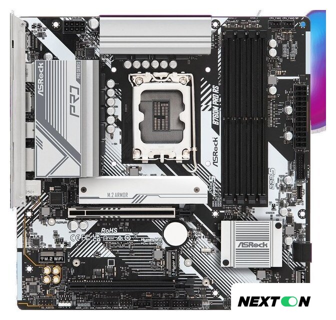 Материнская плата ASRock B760M Pro RS - Изображение №2 — Интернет-магазин Nexton