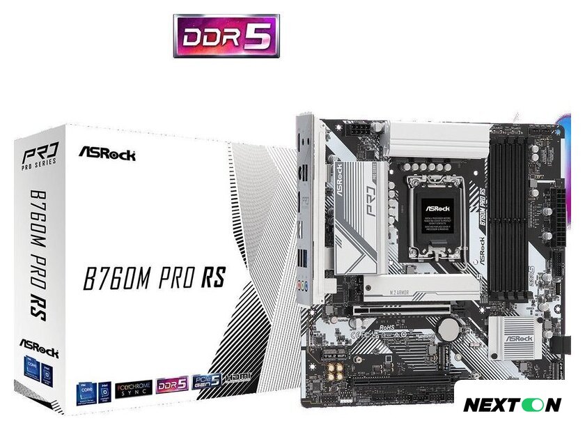 Материнская плата ASRock B760M Pro RS - Изображение №6 — Интернет-магазин Nexton