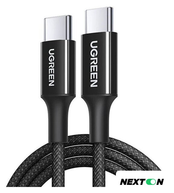 Кабель Ugreen L502 USB Type-C - USB Type-C (2 м, черный) - Изображение №1 — Интернет-магазин Nexton
