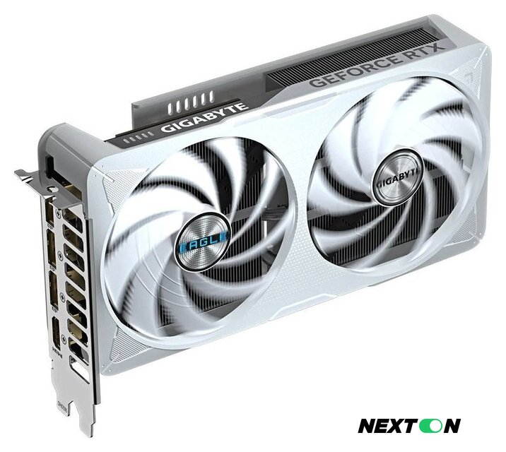 Видеокарта Gigabyte GeForce RTX 5060 Ti Eagle OC Ice 8G GV-N506TEAGLEOC ICE-8GD - Изображение №1 — Интернет-магазин Nexton