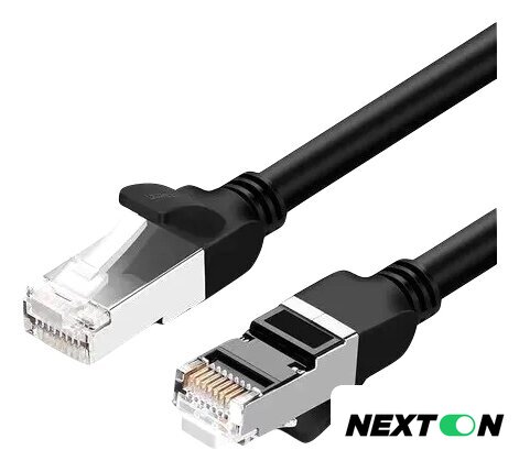 Кабель Ugreen NW101 50196 RJ45 - RJ45 (10 м, черный) - Изображение №1 — Интернет-магазин Nexton