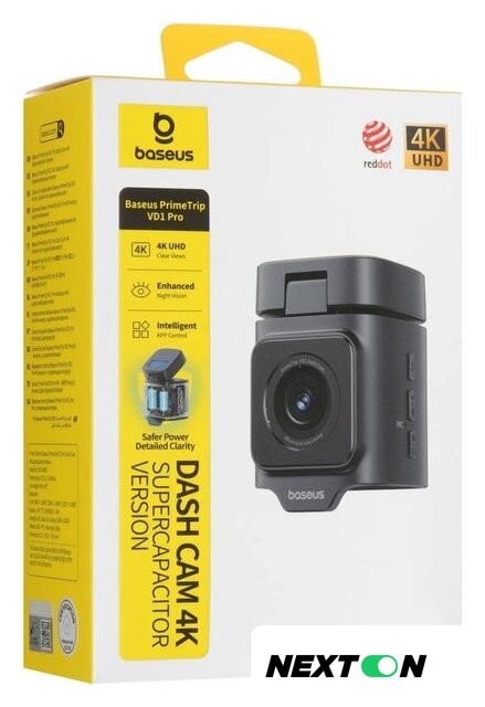 Видеорегистратор Baseus Dash Cam 4K BS-CM035 Cosmic Black C0119804 - Изображение №8 — Интернет-магазин Nexton